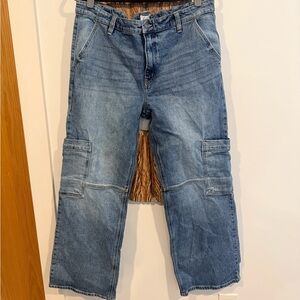 KanCan Classic Blue Cargo Style Denim Jeans (15/31)